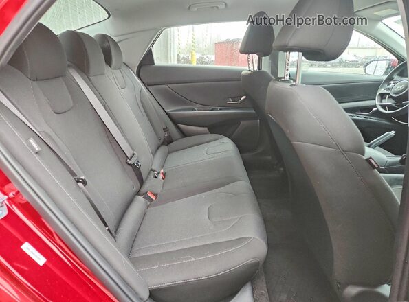 KMHLL4DG0SU922889 2025 HYUNDAI ELANTRA Red Vista de los asientos traseros