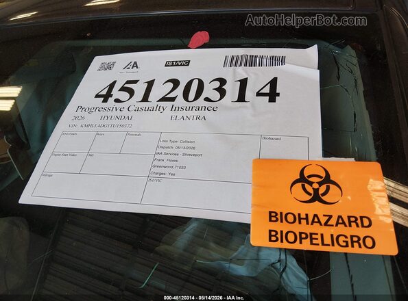 KMHLL4DG1TU150372 2026 HYUNDAI ELANTRA Green Widok z tyłu