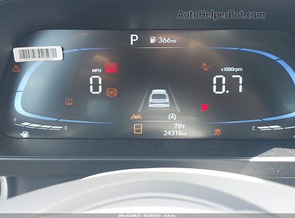 KMHLL4DG2SU854045 2025 HYUNDAI ELANTRA Gray 