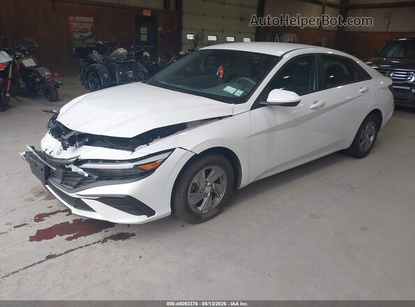 KMHLL4DG2SU876899 2025 HYUNDAI ELANTRA White Առջևի ձախ երեք քառորդ տեսարան