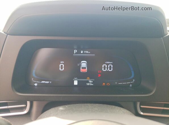 KMHLL4DG2TU145861 2026 HYUNDAI ELANTRA Black Սարքավորումների վահանակի տեսք