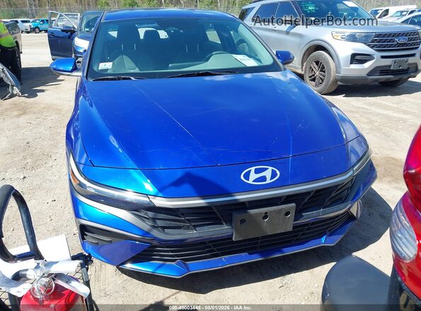 KMHLL4DG3RU660263 2024 HYUNDAI ELANTRA Blue ხელსაწყოთა პანელის ხედი