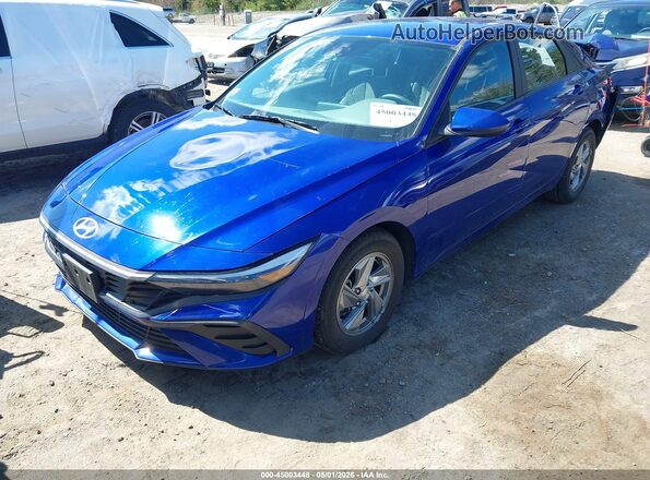 KMHLL4DG3RU660263 2024 HYUNDAI ELANTRA Blue წინა მარცხენა ხედი სამი მეოთხედიდან