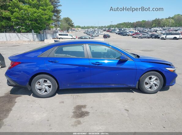 KMHLL4DG3RU781701 2024 HYUNDAI ELANTRA Blue Widok wnętrza z tyłu