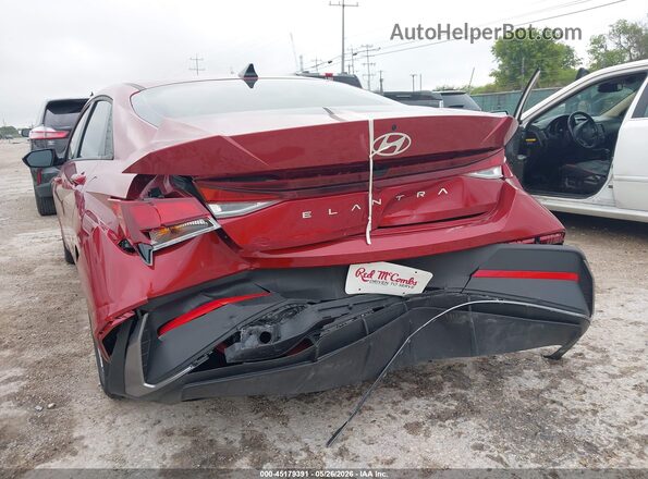 KMHLL4DG3SU007678 2025 HYUNDAI ELANTRA Red Front view