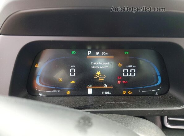 KMHLL4DG4SU036039 2025 HYUNDAI ELANTRA Черный Вид щитка приборов