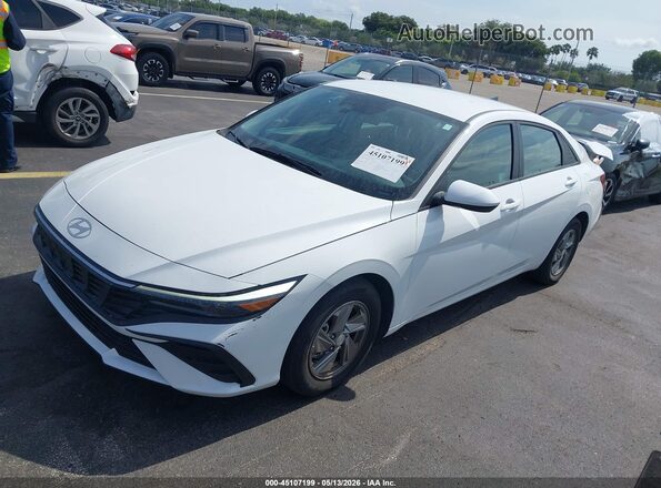 KMHLL4DG4SU946175 2025 HYUNDAI ELANTRA Белый Передняя левая четверть