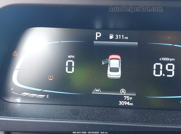 KMHLL4DG5SU096153 2025 HYUNDAI ELANTRA Silver Widok tylnych siedzeń