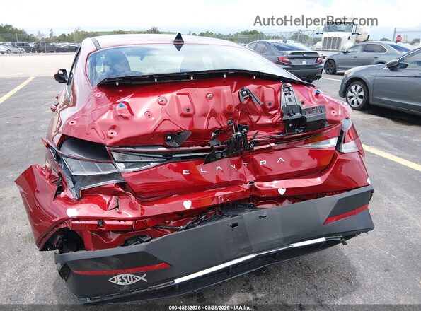 KMHLL4DG6SU053439 2025 HYUNDAI ELANTRA Red Vista frontal