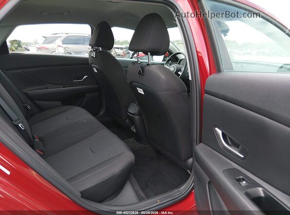 KMHLL4DG6SU053439 2025 HYUNDAI ELANTRA Red Vista de la etiqueta del VIN
