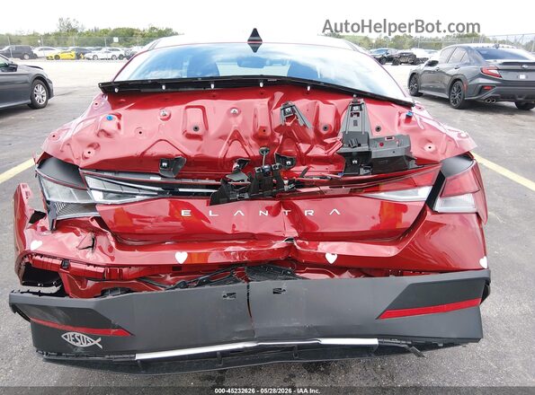 KMHLL4DG6SU053439 2025 HYUNDAI ELANTRA Red 