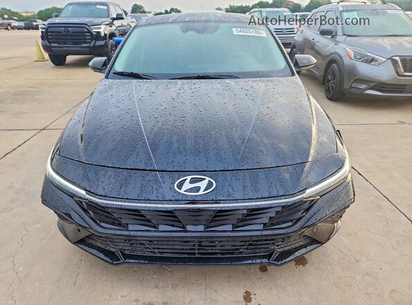 KMHLL4DG7SU002533 2025 HYUNDAI ELANTRA Black Դիմացի տեսք