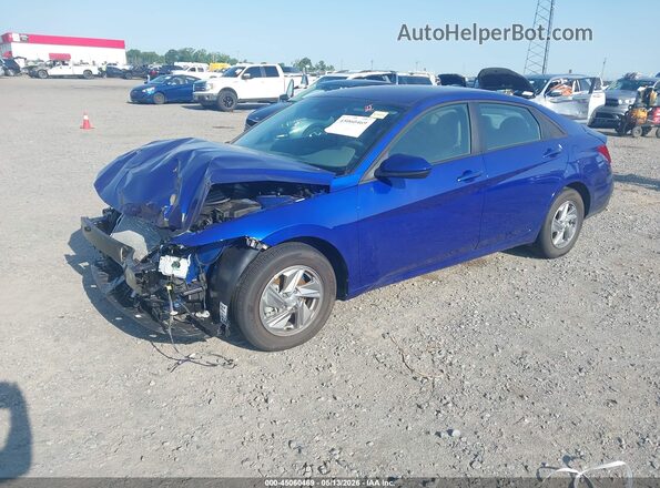 KMHLL4DG7TU159738 2026 HYUNDAI ELANTRA Blue Vista tres cuartos delantera izquierda