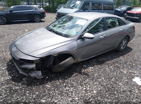 KMHLL4DGXRU741843 2024 HYUNDAI ELANTRA Silver Vista tres cuartos delantera izquierda