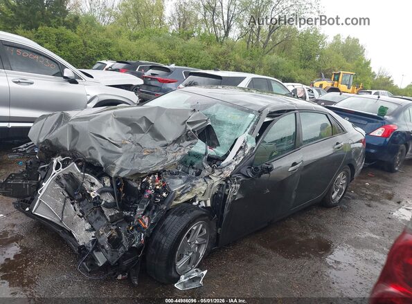 KMHLL4DGXRU843546 2024 HYUNDAI ELANTRA Gray წინა მარცხენა ხედი სამი მეოთხედიდან