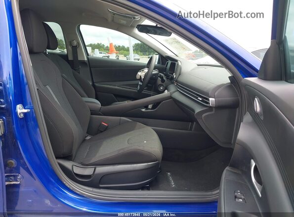 KMHLL4DGXSU971288 2025 HYUNDAI ELANTRA Blue წინა სალონის ხედი