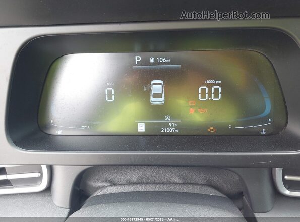 KMHLL4DGXSU971288 2025 HYUNDAI ELANTRA Blue უკანა სავარძლების ხედი