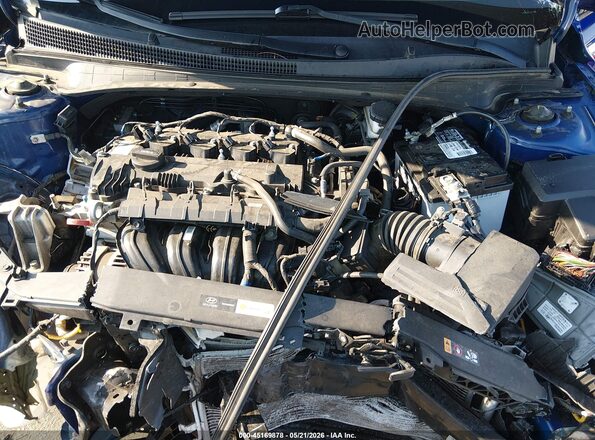 KMHLM4AG1MU125975 2021 HYUNDAI ELANTRA Blue უკანა ხედი
