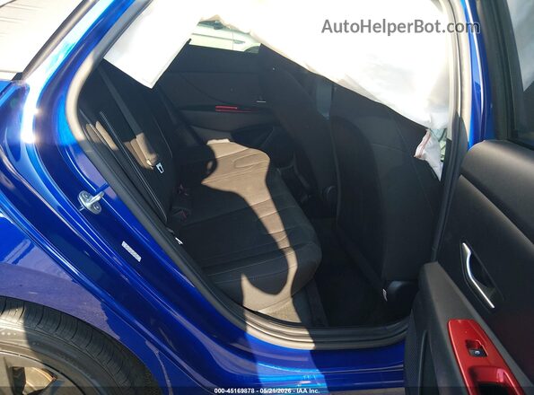 KMHLM4AG1MU125975 2021 HYUNDAI ELANTRA Blue VIN კოდის სტიკერის ხედი