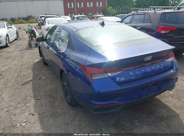 KMHLM4AG2NU259282 2022 HYUNDAI ELANTRA Синий Задняя левая четверть
