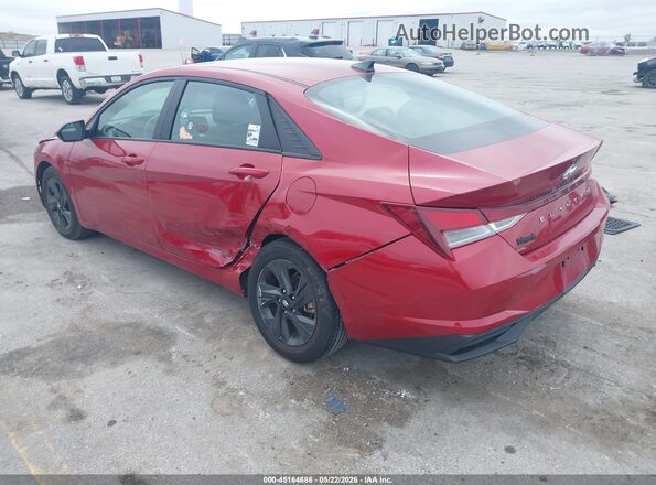 KMHLM4AG2NU334577 2022 HYUNDAI ELANTRA Red უკანა მარცხენა