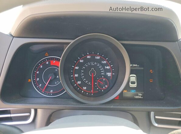 KMHLM4AG2PU596084 2023 HYUNDAI ELANTRA Синий Вид щитка приборов