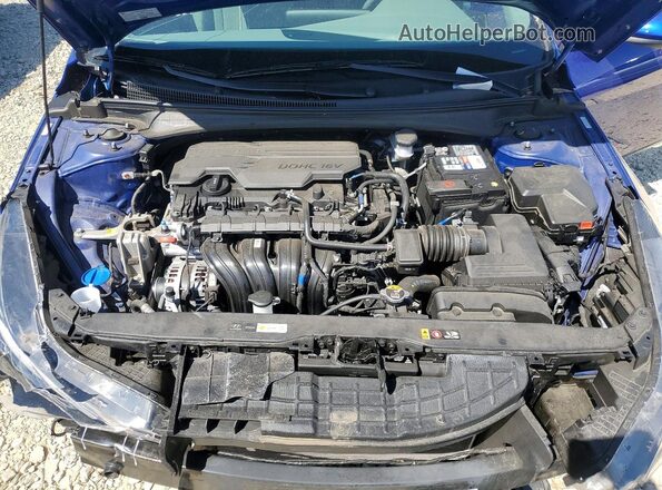 KMHLM4AG2PU596084 2023 HYUNDAI ELANTRA Синий Вид задней части салона