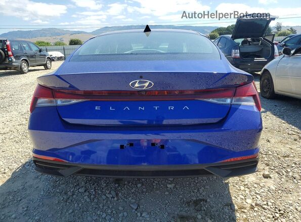 KMHLM4AG2PU596084 2023 HYUNDAI ELANTRA Синий Вид сзади