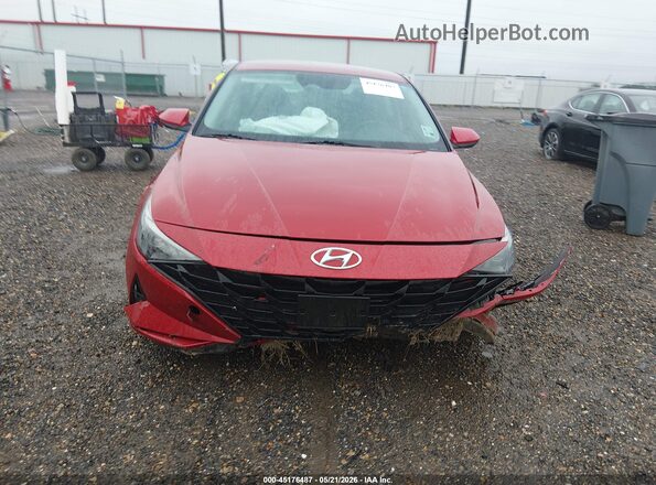 KMHLM4AG3PU520700 2023 HYUNDAI ELANTRA Red ხელსაწყოთა პანელის ხედი
