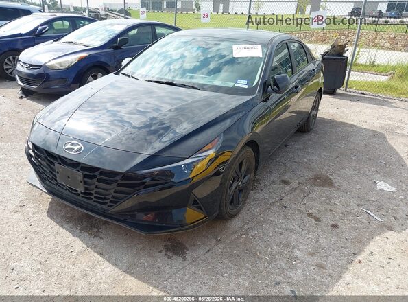 KMHLM4AG3PU623504 2023 HYUNDAI ELANTRA Black Przód lewy