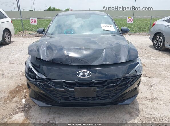 KMHLM4AG4PU582946 2023 HYUNDAI ELANTRA Black Вид щитка приладів