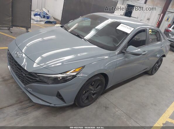 KMHLM4AG6MU065711 2021 HYUNDAI ELANTRA Gray Առջևի ձախ երեք քառորդ տեսարան