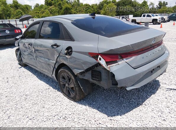 KMHLM4AG6NU291376 2022 HYUNDAI ELANTRA Gray Trasero izquierdo