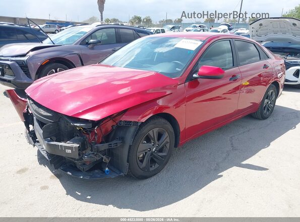 KMHLM4AG8MU066455 2021 HYUNDAI ELANTRA Red Front left