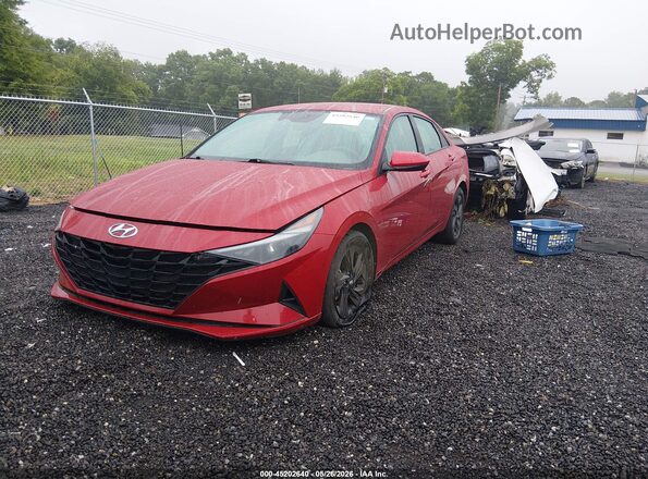 KMHLM4AG9PU522239 2023 HYUNDAI ELANTRA Red Przód lewy