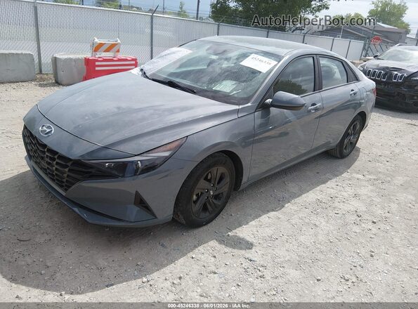 KMHLM4AGXNU243797 2022 HYUNDAI ELANTRA Gray Przód lewy