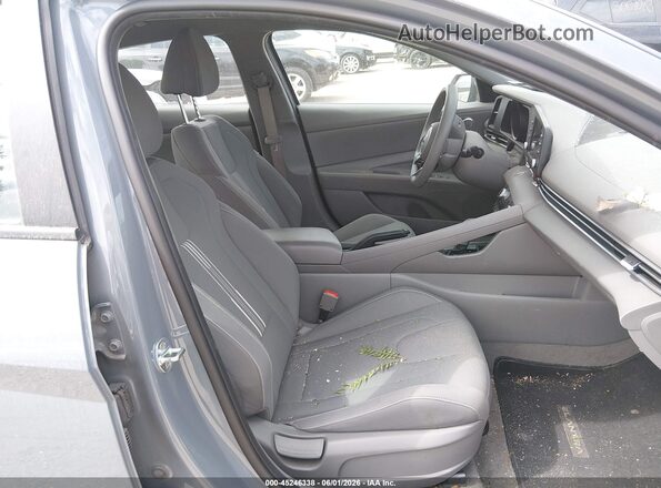 KMHLM4AGXNU243797 2022 HYUNDAI ELANTRA Gray Widok wnętrza z przodu