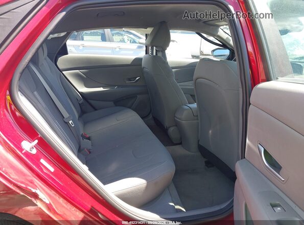KMHLM4AGXPU634077 2023 HYUNDAI ELANTRA Red VIN կոդի պիտակի տեսք