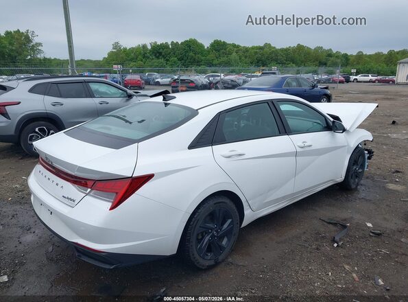 KMHLM4AJ6PU043126 2023 HYUNDAI ELANTRA HYBRID White Հետևի աջ