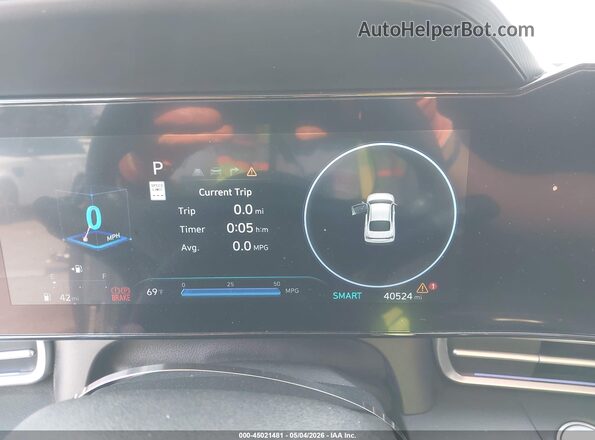 KMHLM4DG2RU789706 2024 HYUNDAI ELANTRA Gray უკანა სავარძლების ხედი