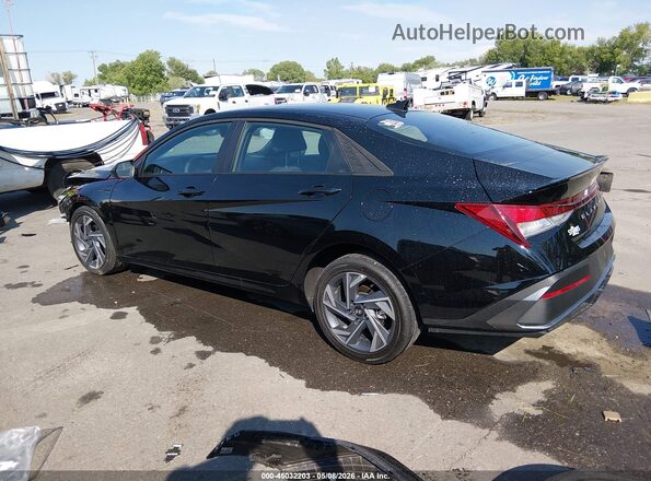 KMHLM4DG2SU065780 2025 HYUNDAI ELANTRA Black უკანა მარცხენა