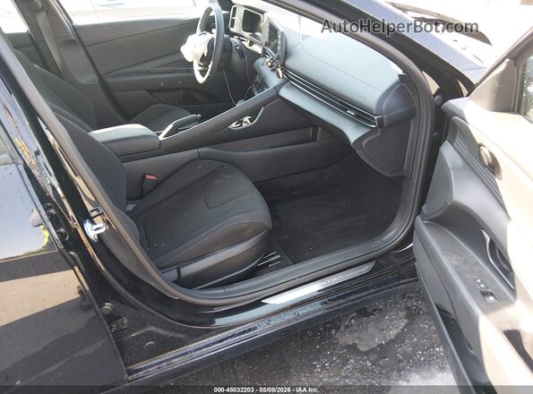 KMHLM4DG2SU065780 2025 HYUNDAI ELANTRA Black წინა სალონის ხედი