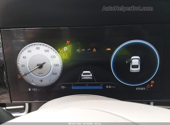 KMHLM4DG4RU654968 2024 HYUNDAI ELANTRA Blue Հետևի նստատեղերի տեսք