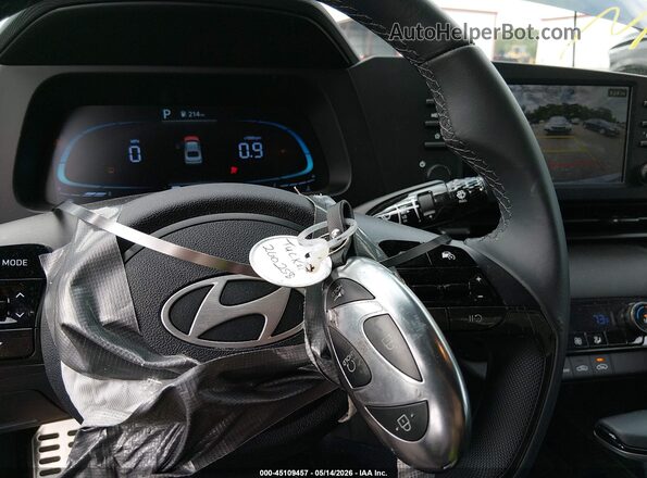 KMHLM4DG6SU040669 2025 HYUNDAI ELANTRA Gray Вид панелі приладів
