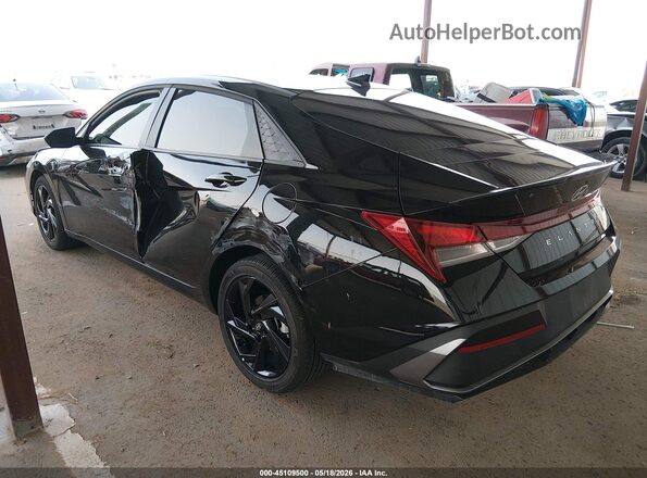 KMHLM4DG6TU100595 2026 HYUNDAI ELANTRA Черный Задняя левая четверть