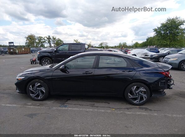 KMHLM4DG8SU887922 2025 HYUNDAI ELANTRA Черный Панорамный вид салона 360°