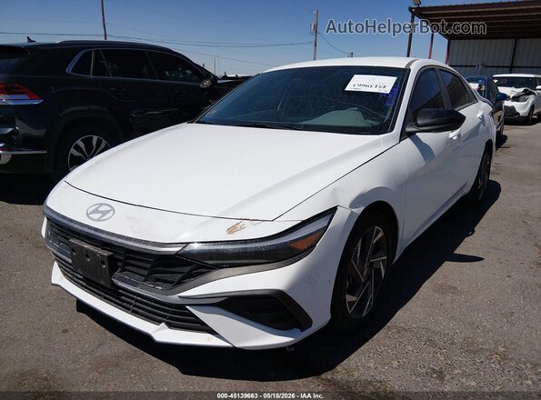 KMHLM4DG9SU046871 2025 HYUNDAI ELANTRA White Передня ліва чверть