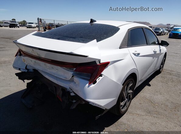 KMHLM4DG9SU046871 2025 HYUNDAI ELANTRA White Задня права чверть