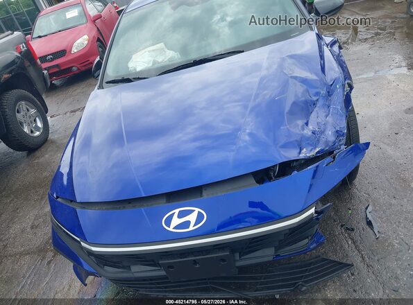 KMHLM4DG9SU059796 2025 HYUNDAI ELANTRA Синий Вид спереди