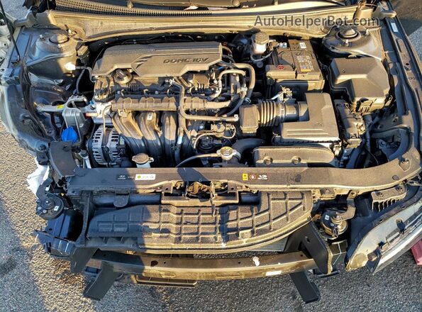 KMHLM4DGXRU637320 2024 HYUNDAI ELANTRA Black Widok wnętrza z tyłu